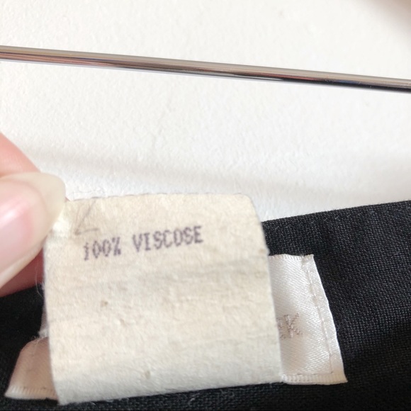 JONES NEW YORK Vintage High Waist Soft Flowy Pleated Short Shorts Black - Picture 9 of 14